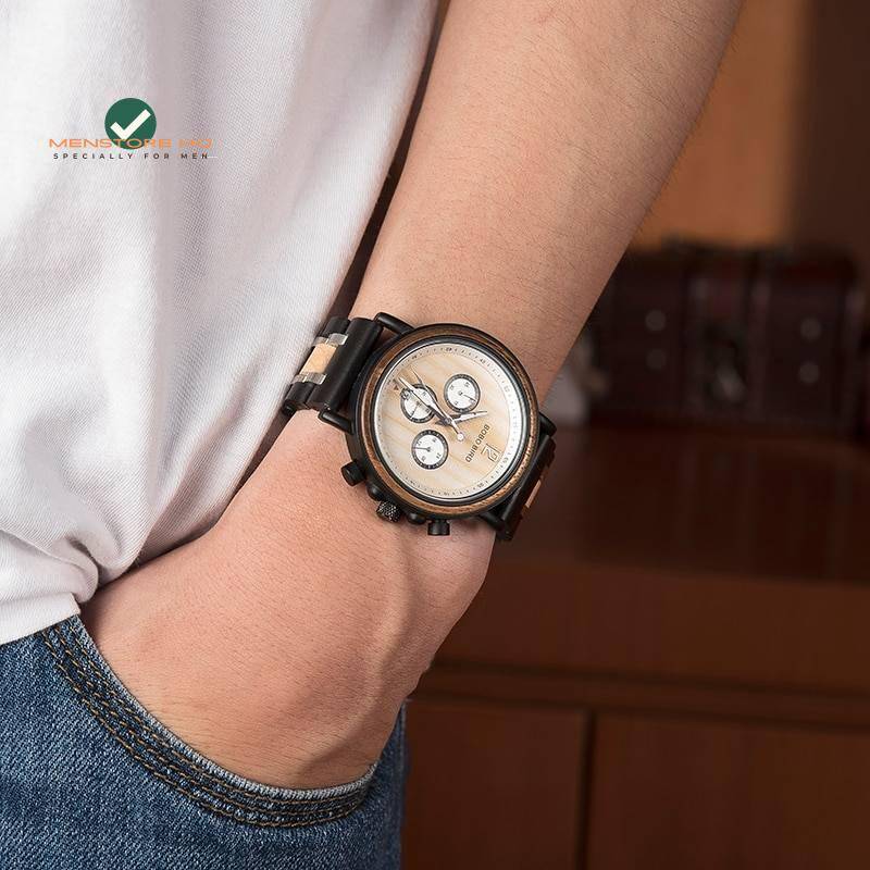 Men's Mechanical Wooden Watch